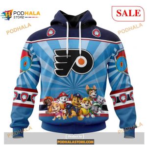 Custom Philadelphia Flyers Paw Patrol NHL Shirt Hoodie 3D