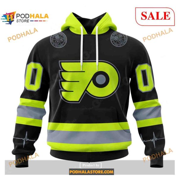 Custom Philadelphia Flyers Unisex FireFighter Uniforms Color NHL Shirt Hoodie 3D