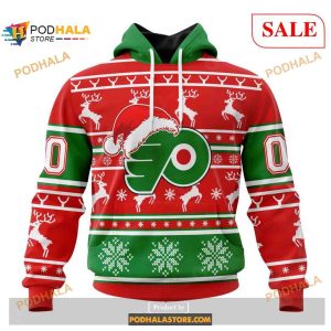 Custom Philadelphia Flyers Unisex Shirt Christmas NHL Hoodie 3D