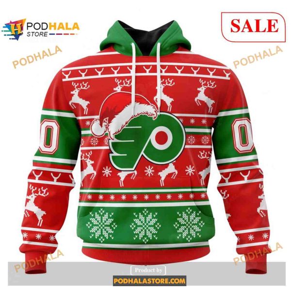 Custom Philadelphia Flyers Unisex Shirt Christmas NHL Hoodie 3D