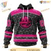 Custom Pink In The Rink Fight Breast Cancer NHL New York Islanders Hoodie 3D