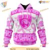 Custom Pink October Breast Cancer Awareness Month NHL Florida Panthers Hoodie 3D