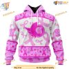 Custom Pink October Breast Cancer Awareness Month NHL Ottawa Senators Hoodie 3D