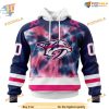 Custom Pink October Fight Breast Cancer NHL Nashville Predators Hoodie 3D