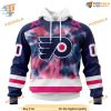 Custom Pink October Fight Breast Cancer NHL Philadelphia Flyers Hoodie 3D