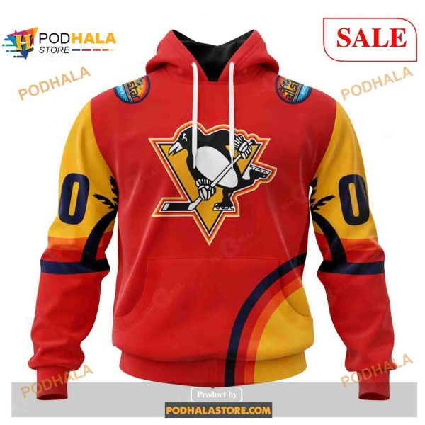 Custom Pittsburgh Penguins ALL Star Sunset NHL Shirt Hoodie 3D