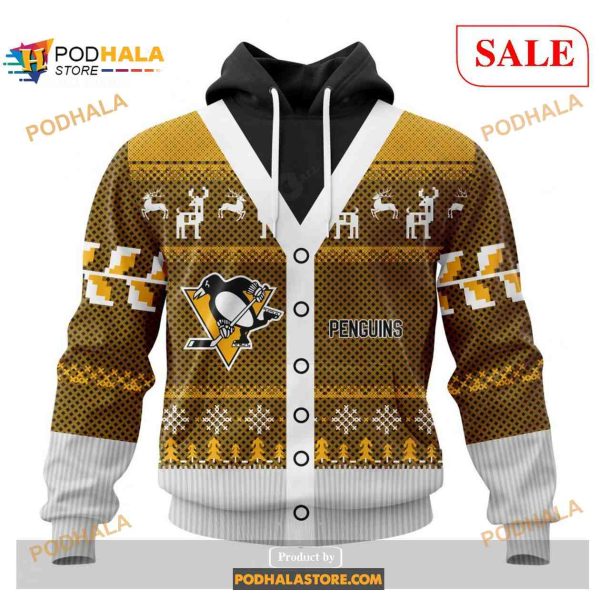 Custom Pittsburgh Penguins Chrismas Season NHL Shirt Hoodie 3D