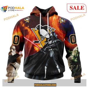 Custom Pittsburgh Penguins Design X Star War NHL Shirt Hoodie 3D