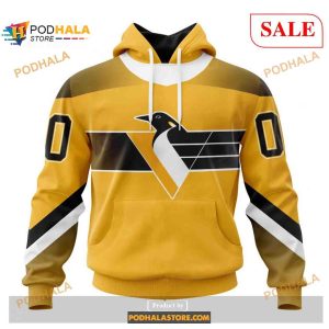 Custom Pittsburgh Penguins Unisex With Retro Concepts NHL Shirt Hoodie 3D