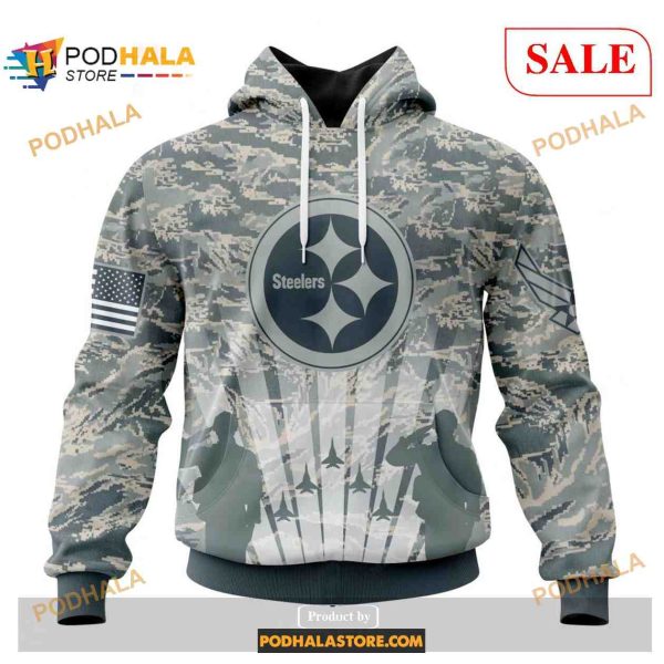 Custom Pittsburgh Steelers Honor US Air Force Veterans Shirt NFL Hoodie 3D