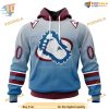 Custom Retro Gradient Design NHL Colorado Avalanche Hoodie 3D Sweatshirt