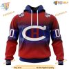 Custom Retro Gradient Design NHL Montreal Canadiens Hoodie 3D