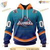 Custom Retro Gradient Design NHL New York Islanders Hoodie 3D