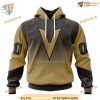 Custom Retro Gradient Design NHL Vegas Golden Knights Hoodie 3D Shirt