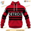 Custom Reverse Retro 2023 Style NHL Detroit Red Wings Hoodie 3D