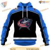 Custom Reverse Retro 2223 Style NHL Columbus Blue Jackets Hoodie 3D