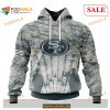 Custom San Francisco 49ers Honor US Air Force Veterans Shirt NFL Hoodie 3D