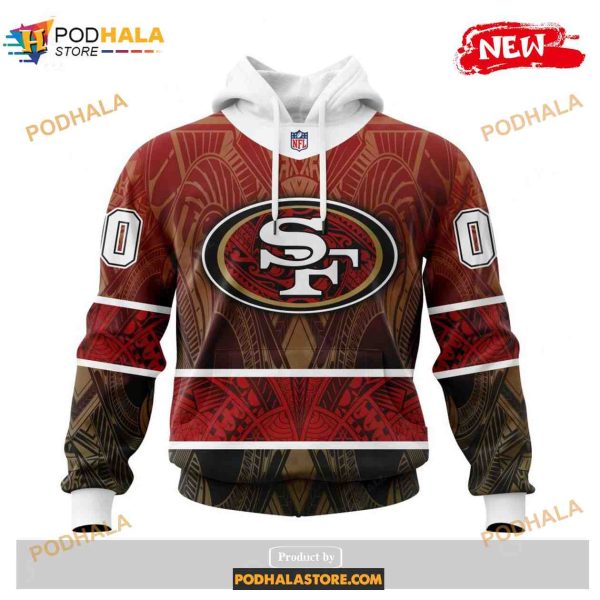 Custom San Francisco 49ers Native With Samoa Culture Design Shirt NFL Hoodie 3D