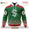 Custom Seattle Kraken Christmas Apparel NHL Shirt Hoodie 3D