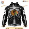 Custom Skeleton Costume For Halloween NHL Chicago Blackhawks Hoodie 3D