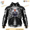 Custom Skeleton Costume For Halloween NHL Edmonton Oilers Hoodie 3D