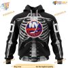 Custom Skeleton Costume For Halloween NHL New York Islanders Hoodie 3D