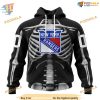 Custom Skeleton Costume For Halloween NHL New York Rangers Hoodie 3D