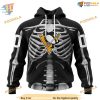 Custom Skeleton Costume For Halloween NHL Pittsburgh Penguins Hoodie 3D