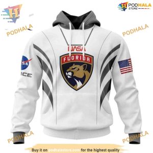 Custom Space Force NASA Astronaut Design NHL Florida Panthers Hoodie 3D