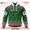 Custom St Louis Blues Christmas Apparel NHL Shirt Hoodie 3D