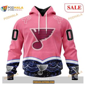 Custom St Louis Blues Fights Cancer NHL Shirt Hoodie 3D