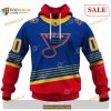 Custom St Louis Blues Throwback Vintage NHL Hockey Away Jersey NHL Shirt Hoodie 3D