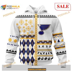 Custom St Louis Blues Unisex Christmas NHL Shirt Hoodie 3D