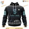 Custom Star Trek Design NHL Seattle Kraken Hoodie 3D