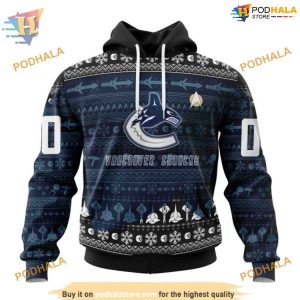 Custom Star Trek Design NHL Vancouver Canucks Hoodie 3D