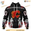 Custom Star Wars Design May The 4th Be With You NHL Calgary Flames Hoodie 3D