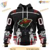 Custom Star Wars Design May The 4th Be With You NHL Minnesota Wild Hoodie 3D