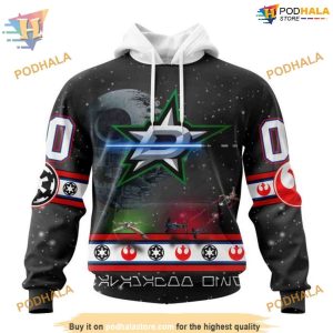 Custom Star Wars Design NHL Dallas Stars Hoodie 3D Shirt