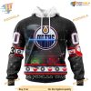 Custom Star Wars Design NHL Edmonton Oilers Hoodie 3D