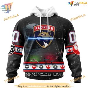 Custom Star Wars Design NHL Florida Panthers Hoodie 3D Sweatshirt