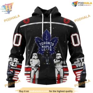 Custom Star Wars Tribute May 4th NHL Toronto Maple Leafs Hoodie 3D Apparel