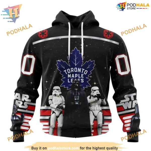 Custom Star Wars Tribute May 4th NHL Toronto Maple Leafs Hoodie 3D Apparel