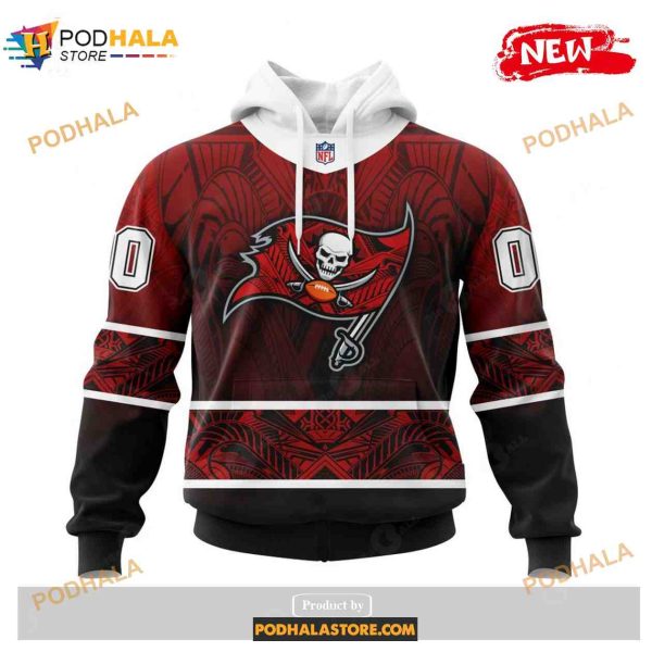 Custom Tampa Bay Buccaneers Native With Samoa Culture Design Shirt NFL Hoodie 3D