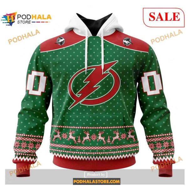 Custom Tampa Bay Lightning Christmas Apparel NHL Shirt Hoodie 3D