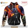 Custom Tampa Bay Lightning Design X Star War NHL Shirt Hoodie 3D