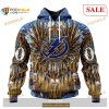 Custom Tampa Bay Lightning Native Costume Design NHL Shirt Hoodie 3D