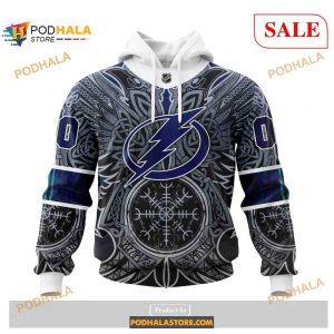 Custom Tampa Bay Lightning Norse Viking Symbols NHL Shirt Hoodie 3D