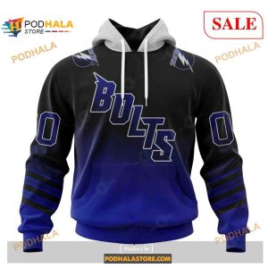 Custom Tampa Bay Lightning Retro Gradient Design NHL Shirt Hoodie 3D