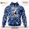 Custom Tampa Bay Lightning Retro Vintage Tie Dye NHL Shirt Hoodie 3D