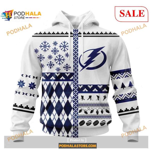 Custom Tampa Bay Lightning Unisex Christmas NHL Shirt Hoodie 3D